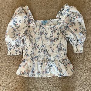 Smocked shirt worn once!